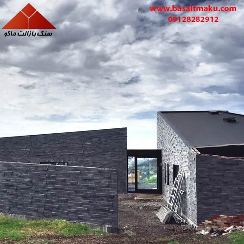 سنگ ساختمانی بازالت ماکو مستقیم از معدن نمای خانه