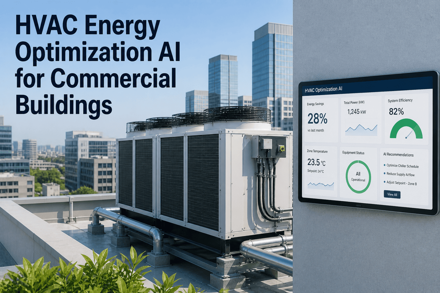 نقشه بهینهسازی انرژی HVAC با هوش مصنوعی در ساختمانهای تجاری